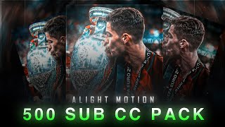 500 Special Alight Motion CC Pack Primium,4k Quality CC | Rozolt Edits