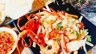 Gỏi Ngó Sen /Cách Làm Gỏi Ngó Sen Tôm Thịt/Hoang Oanh TV Món Ngon Gia Đình