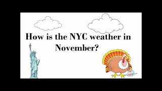 New York in November | Weather and Things to Do