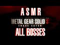 Metal Gear Solid 3: Snake Eater (All Bosses with ASMR Commentary)