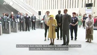 Londra, la Regina all'inaugurazione della nuova metro a lei intitolata