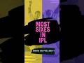 Most sixes in IPL History #shorts #cricket #ipl