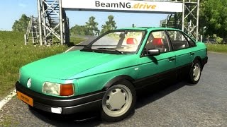 BeamNG.Drive Mod : Volkswagen B3 (Crash test)