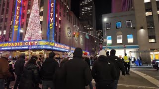 A New Year’s Walk: Times Square to Rockefeller Center in NYC