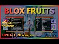 BLOX FRUITS Script Mobile UPDATE 20 AUTO FARM | AUTO SEA EVENT | TERRORSHARK | SHARK ANCHOR 🍊⛵