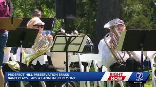 Dozens gather at Forest Lawn Cemetery on Memorial Day to honor those who served and sacrificed