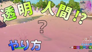 透明人間になる方法とは！？【フォートナイト】【シーズン5バグ】