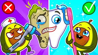 What's wrong, Penny? I have a toothache | Dentist Superhero Pit 🥑 Lets Help Our Friends!