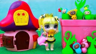 Honey B Finds New Moms for her Peapod Babies | Toys and Dolls Fun for Kids | Sniffycat