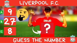 GUESS THE JERSEY NUMBER OF EACH LIVERPOOL FC PLAYER | FOOTBALL QUIZ 2022