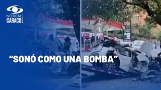 Así fue el impresionante accidente que cobró la vida de un joven de 19 años en Bogotá
