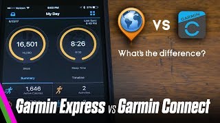 Garmin Express vs Garmin Connect // What's the difference? // Garmin Tutorial