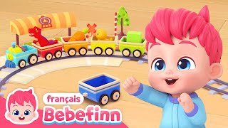 La Chanson du Train Arc-En-Ciel | Chanter avec Bebefinn | Bebefinn en français👶Chansons pour Enfants