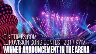 oikotimes.com: Eurovision 2017 Winner Announcement in the Arena