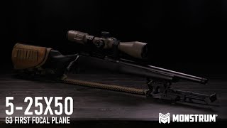 Monstrum 5-25x50 G3 FFP Rifle Scope Overview