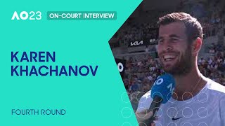 Karen Khachanov On-Court Interview | Australian Open 2023 Fourth Round