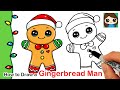 How to Draw a Gingerbread Man | Christmas Series #2