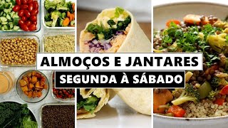 CARDÁPIO SEMANAL SAUDÁVEL VEGANO (parte 2) I pdf para imprimir