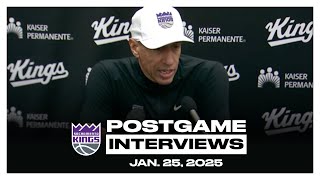 Coach Christie | Postgame Interviews 1.25.25