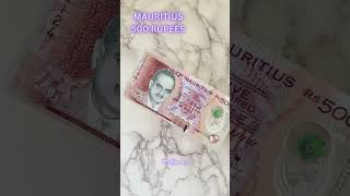 MAURITIUS 500 RUPEES NOTE | WORLD PAPER MONEY