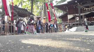 内灘の祭礼・小濱神社下出の獅子舞2012