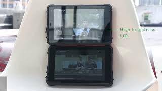 industrial rugged tablet with NFC RFID Barcode scanner Fingerprint recognition optional
