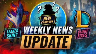 NEW UPDATES: NEW CHAMP RELEASE? + LEAKED SKINS & MORE - League of Legends