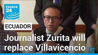 Party of slain Ecuador candidate taps reporter as replacement • FRANCE 24 English