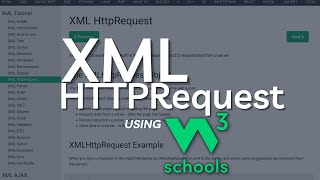 W3Schools XML HTTPRequest Object | XML Tutorial for beginners | W3Schools XML Tutorial