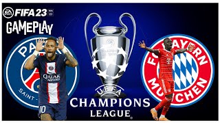 Paris Saint-Germain vs Bayern Munich - Champion League - Fifa 23 Gameplay Highlights (No Commentary)