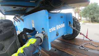 Moving A 40 Foot Boom Reach   Heavy Duty Towing Ride Along Ep 185