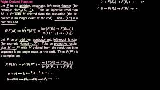 11 Derived Functors Ext and Tor