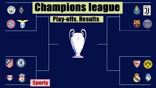 UEFA Champions League 2021. Playoffs 1/16. Results, Schedule. (16/03)