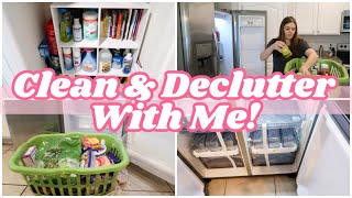 NEW DECLUTTER + CLEAN WITH ME | CLEANING MOTIVATION @RachPlusFive