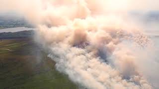 Rivington Pike wildfire moorland fire 29.06.2018