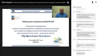 Технология проведения единого городского урока \