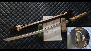 New Katana Gang tae gong  Folding steel Japanese Samurai Style Sword 도검 강태공 접쇠 진검 일본도스타일