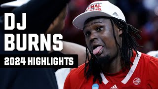 DJ Burns Jr. 2024 NCAA tournament highlights