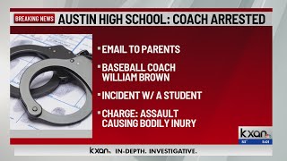 Austin High School coach arrested