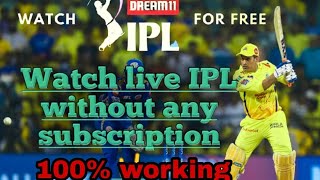 watch ipl live online free | IPL 2020 | How to watch IPL | How to watch IPL streaming online free  1