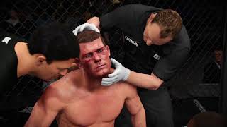 UFC 217 - MICHAEL BISPING x GEORGE SAINT PIERRE - SIMULANDO A LUTA