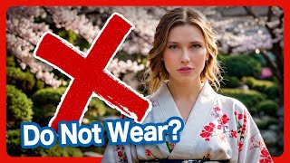 Forbidden? The Kimono Rule for Foreigners