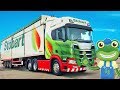 Gecko And The Big Truck | Lorry Videos For Children | Gecko's Real Vehicles