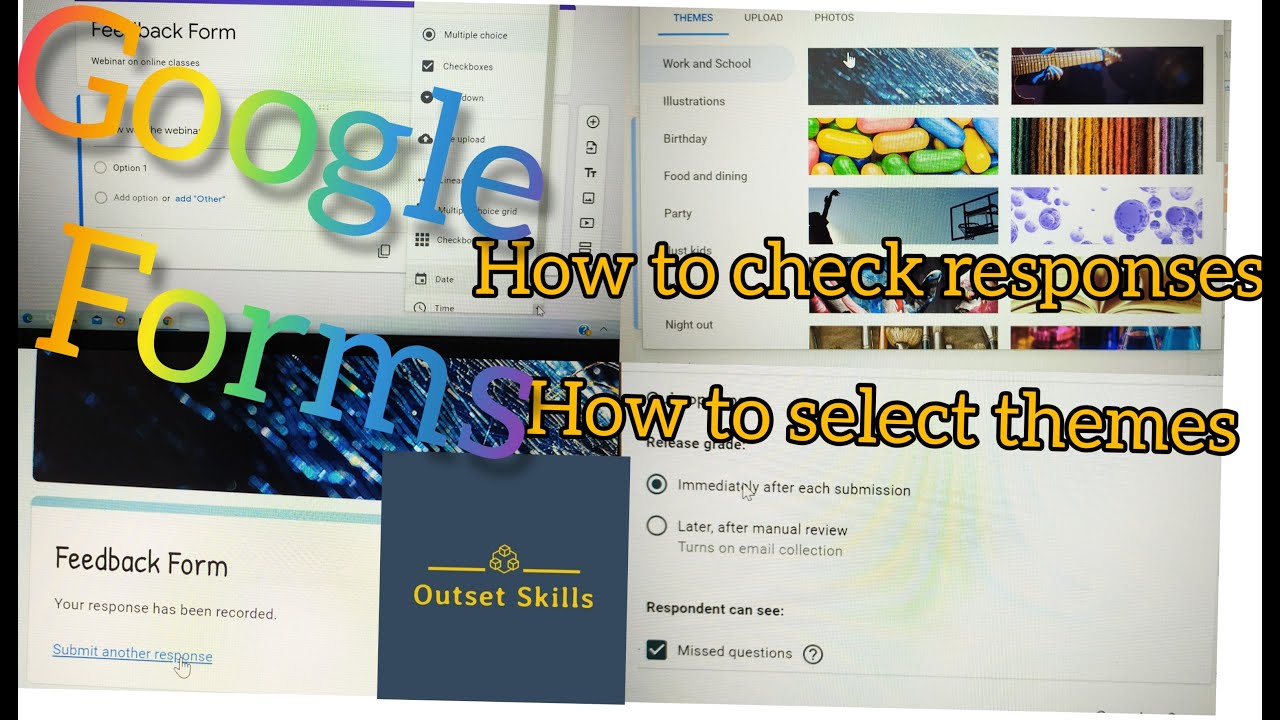 How To Create Google Forms||how To Check Responses||How To Give Answer ...