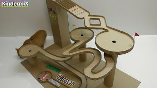 Board Game Marble Labyrinth from Cardboard How to Make Amazing Game