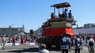 2019年 第３回とこなめ山車まつり 会場曳き込み（大野 十王町梅榮車）