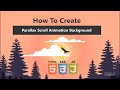 How to Create Parallax scroll Animation Background HTML CSS JS