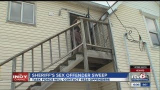 Marion County Sheriff's Office task force contacts 1,524 sex offenders in 5 days