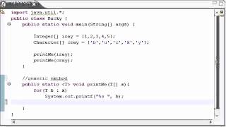 Intermediate Java Tutorial 18 Implementing a Generic Method