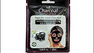 #shorts charcoal peel off mask | yash herbal charcoal gel peel off mask